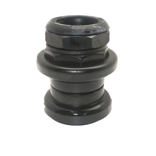 Styrfittings, Gevind 1 1/8". sort, stl.