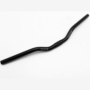 Overrr, MTB/ CITY, 600mm.  25,4 mm. Sort alu.  M-WAVE