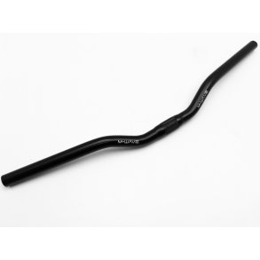 Overr�r, MTB/ CITY, 600mm. � 25,4 mm. Sort alu.  M-WAVE