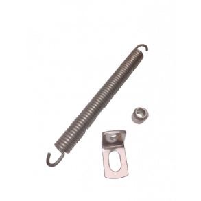 Fjeder, stabil. for forgaffel, rustfri.