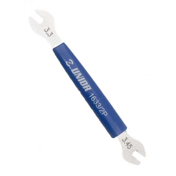 Nippelngle, dobbeltsidet, 3,3 + 3,45 mm. UNIOR